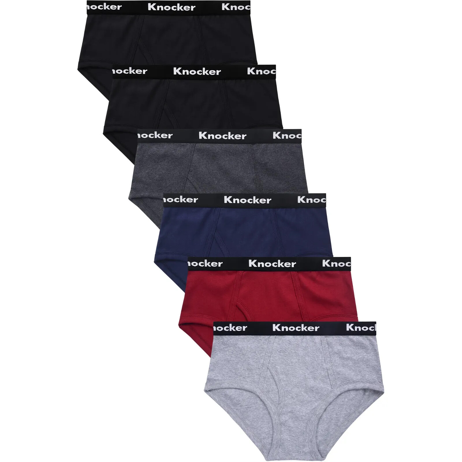 3 or 6 Mens Classic Briefs Cotton Blend Colors Knocker Lot Underwear