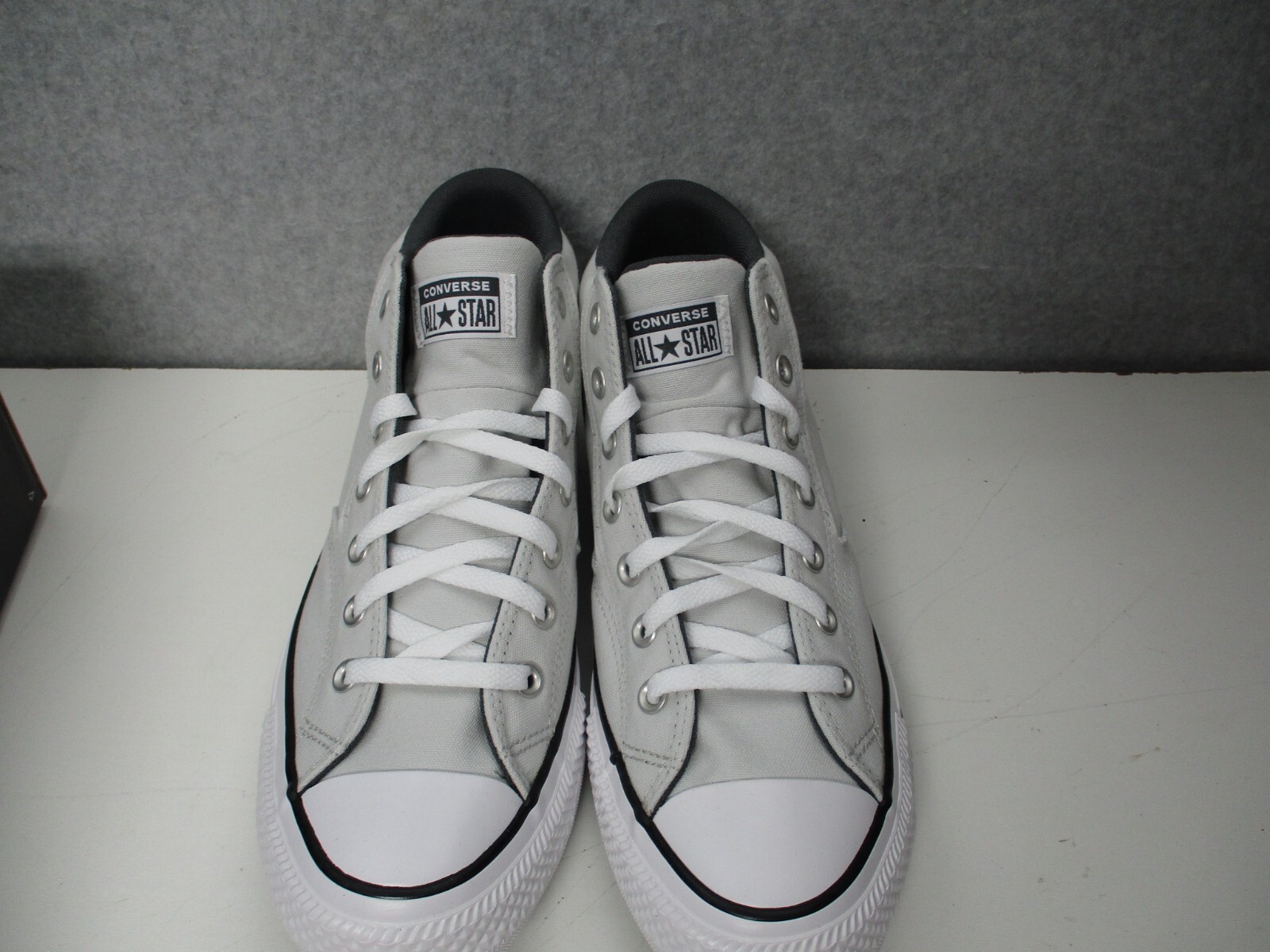 Converse All Star CTAS Malden St. Light Gray Mid Shoes Mens Sz 12 Canvas