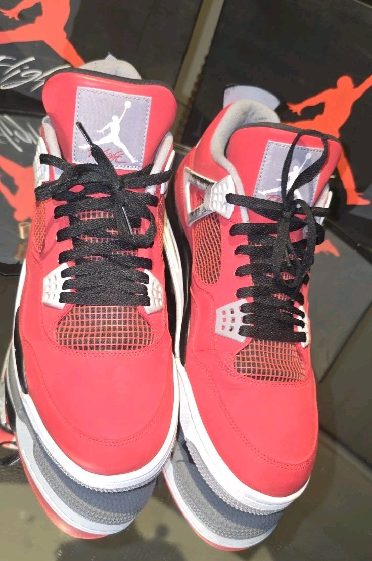 Nike Air Jordan 4 IV Retro Toro Bravo 2013 Red 308497-603 US 15 OG Box Rare