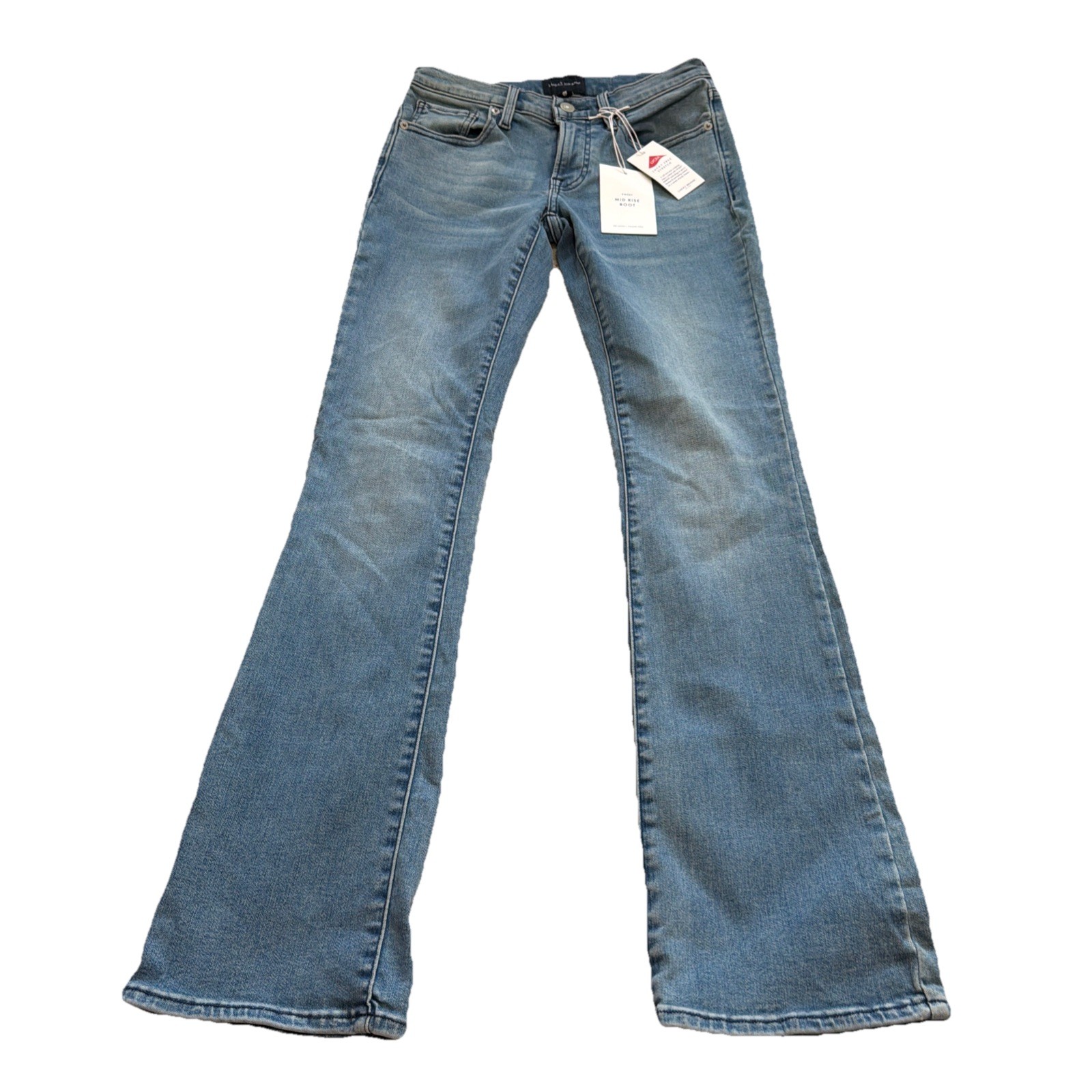 Lucky Brand Women’s SWEET Mid Rise Boot Cut Jeans 2/26R New With Tags Med Wash