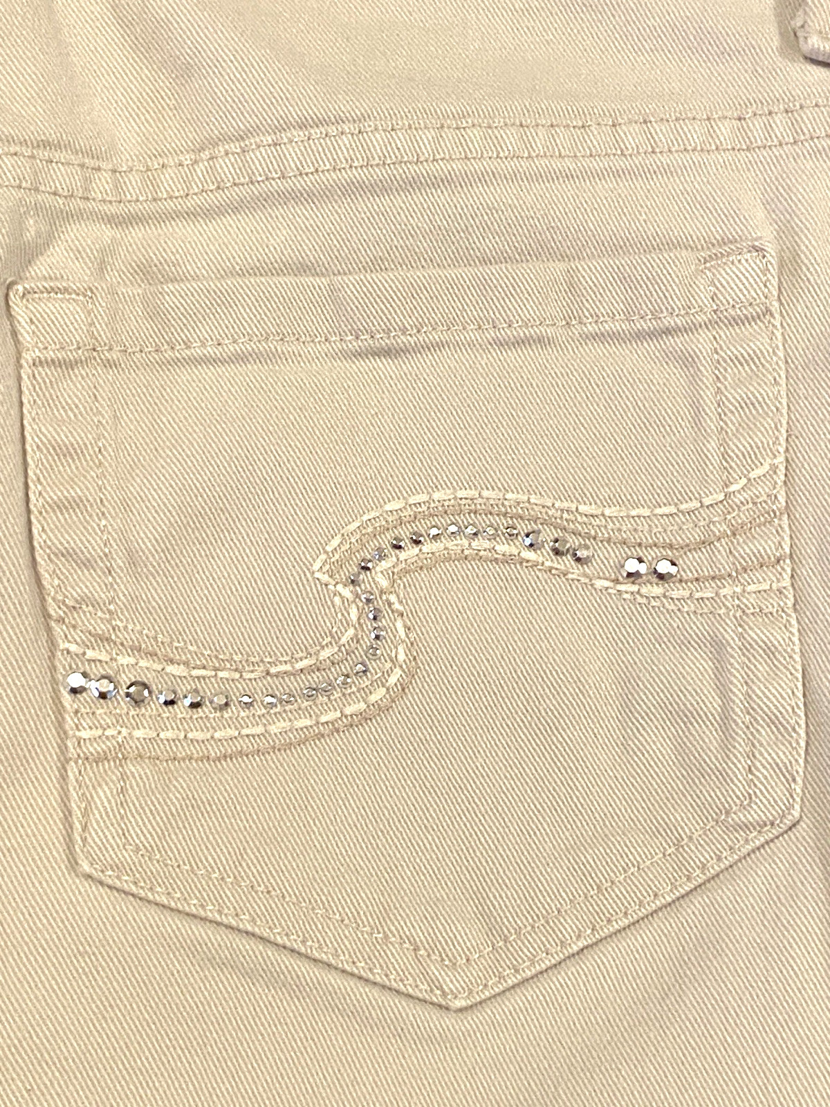 Gloria Vanderbuilt Amanda Capri Pant Size 10 Designer Ivory Color 5 Pocket