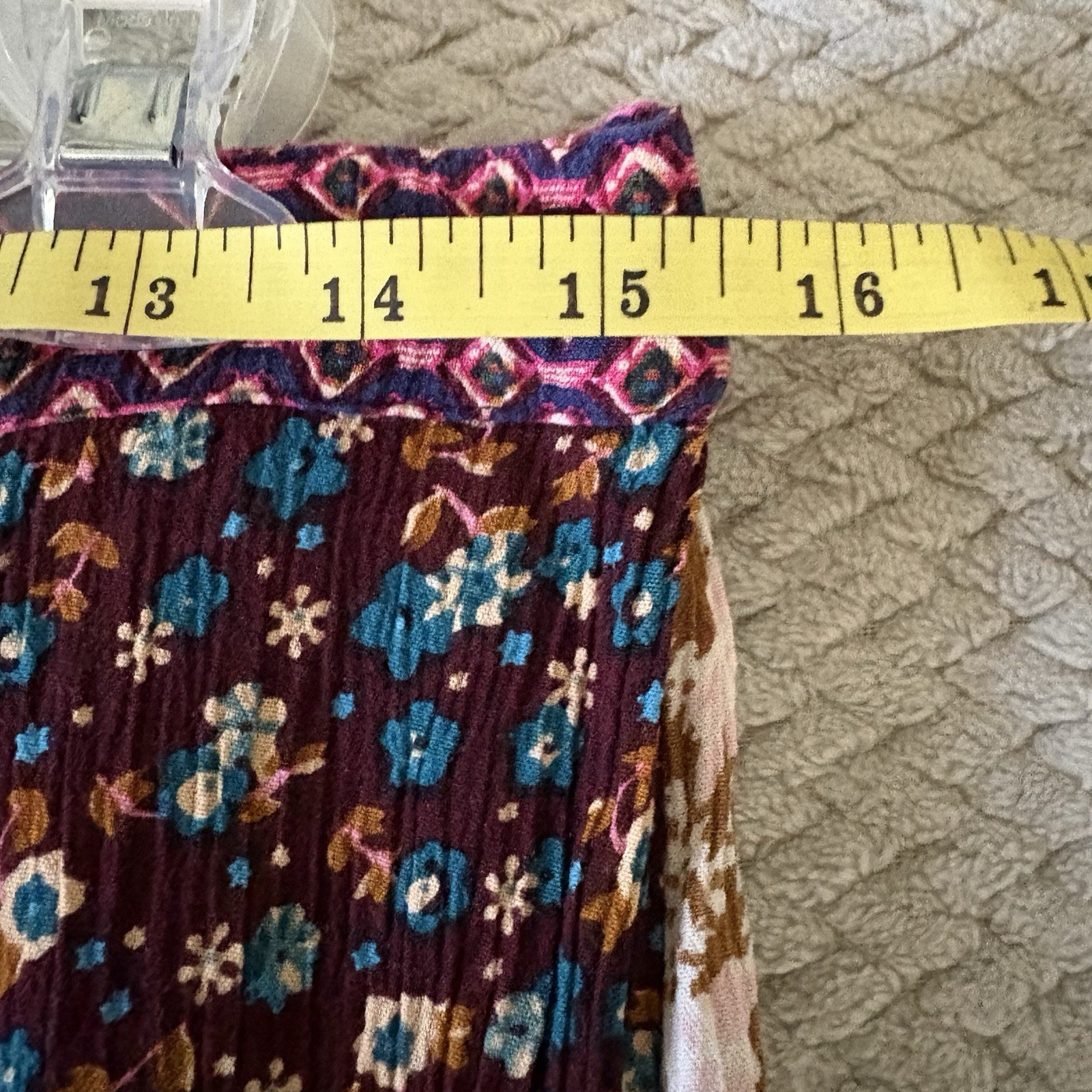 Natural Life Boho Patchwork Maxi Skirt Sz L Boho Festival Peasant Cottagecore
