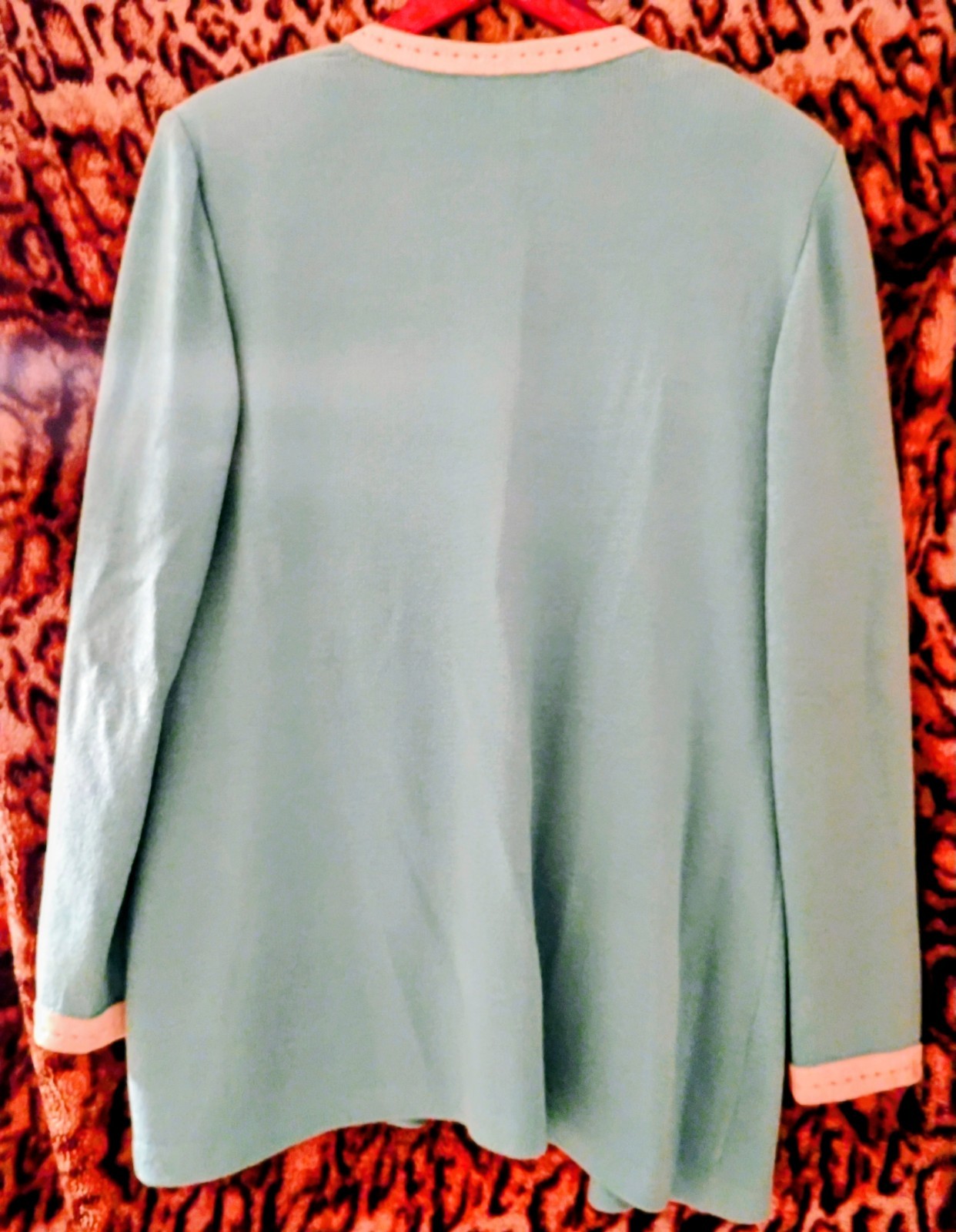 ST. JOHN EVENING by Marie Gray 3- Piece Turquoise KNIT, Sz. 16/Large – GORGEOUS!