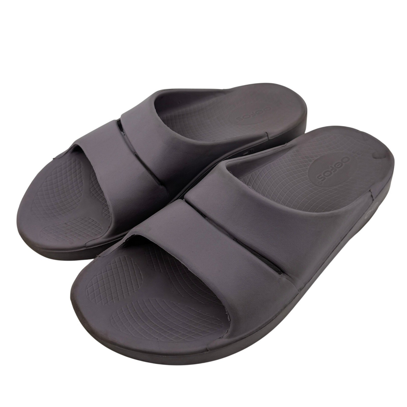 OOFOS OOahh Recovery Slide Sandal Purple EU 39 M6/W8 Comfort Slip On Foam