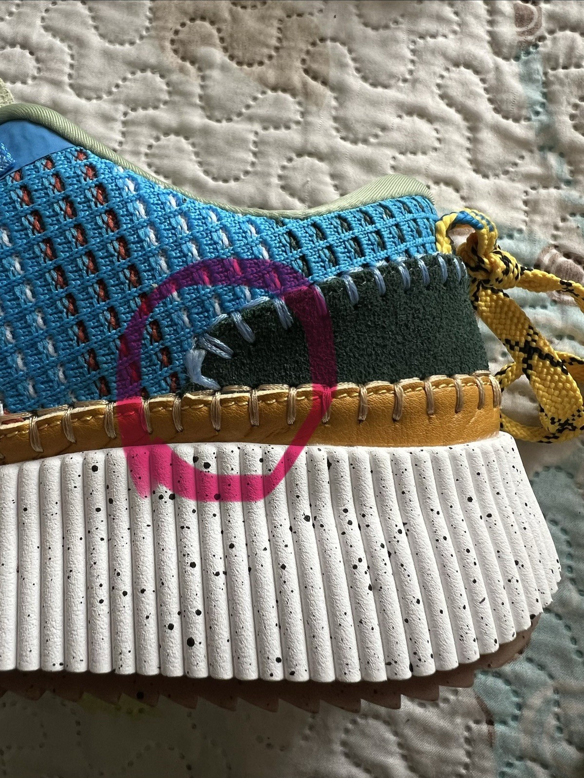 Berness Willow Blue Yellow Mustard Combo Multi Sneakers /8