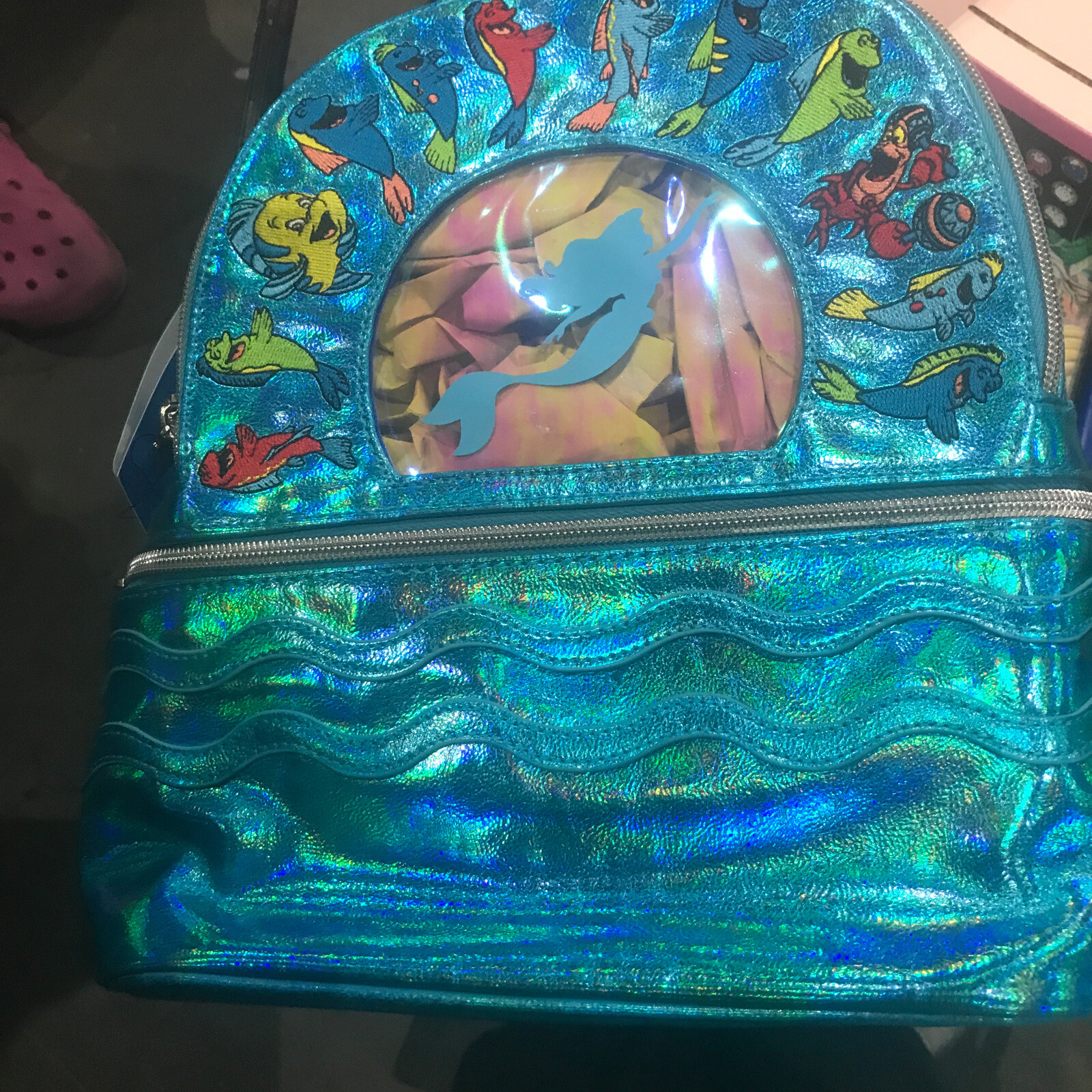 Danielle Nicole Disney The Little Mermaid Under The Sea Ariel Backpack NWT