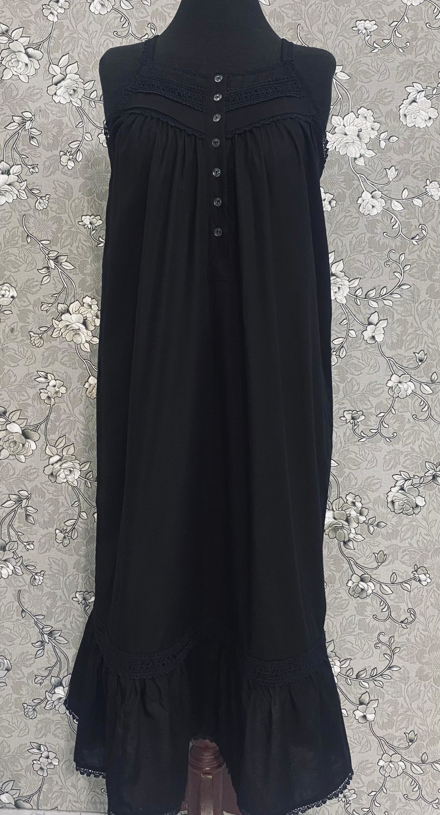 SoieRose SR-1178 100% Cotton Victorian Nightgown – Vintage Inspired Sleepwear