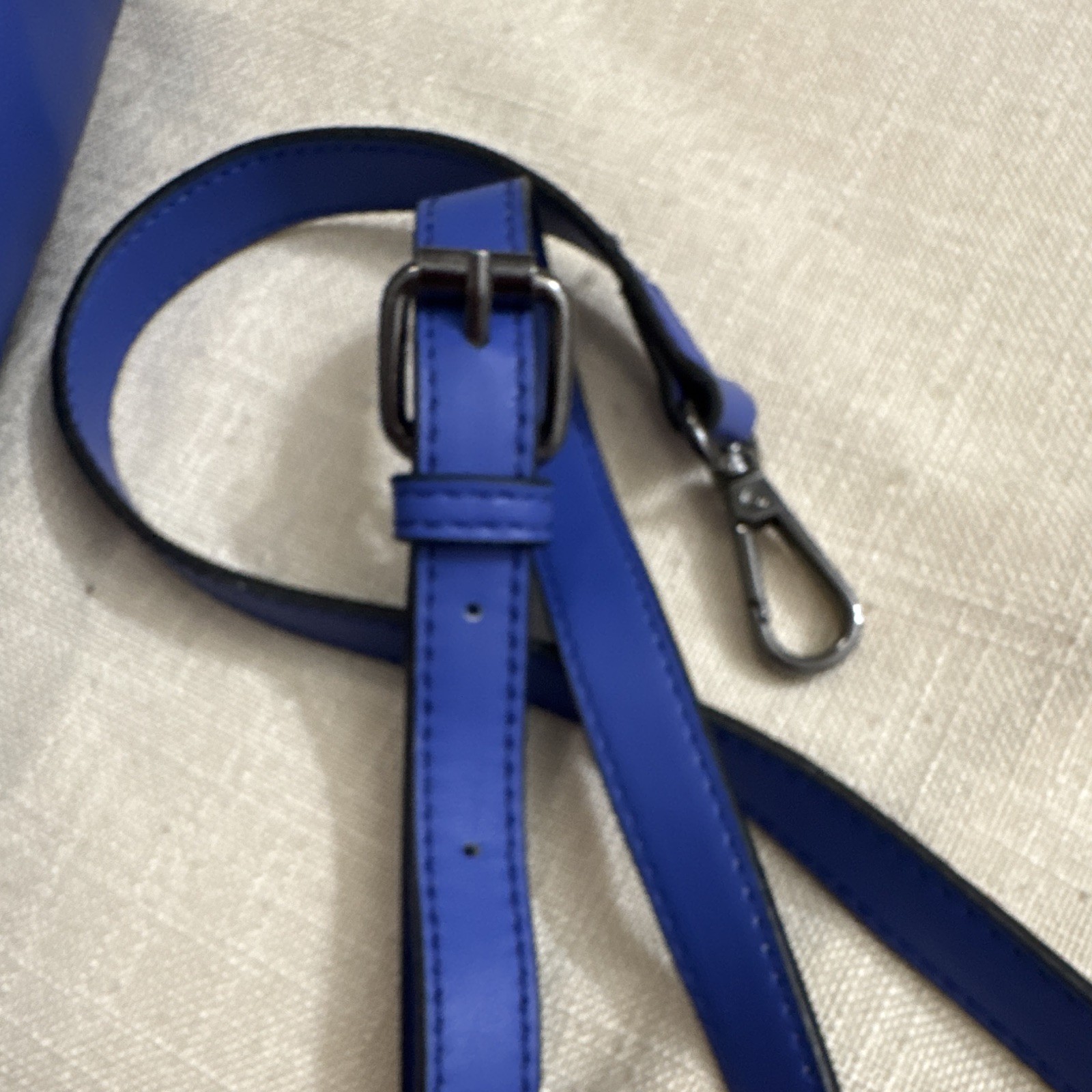 Simply Vera Vera Wang Women’s Blue Crossbody Top Handle Snap Detachable Strap