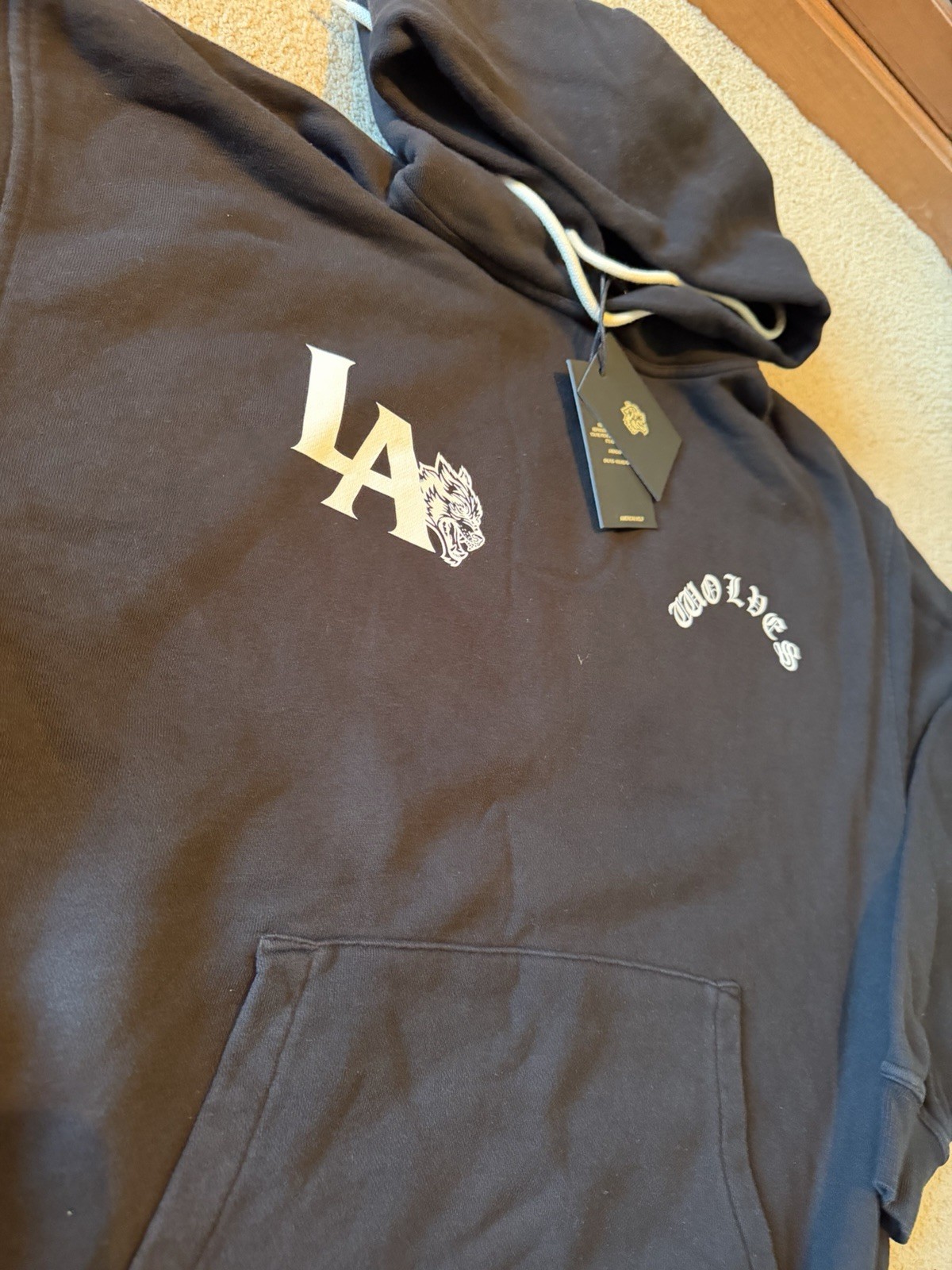 Darc Sport LA Wolves MINTED RELEASE black hoodie Size M. Brand new with tags