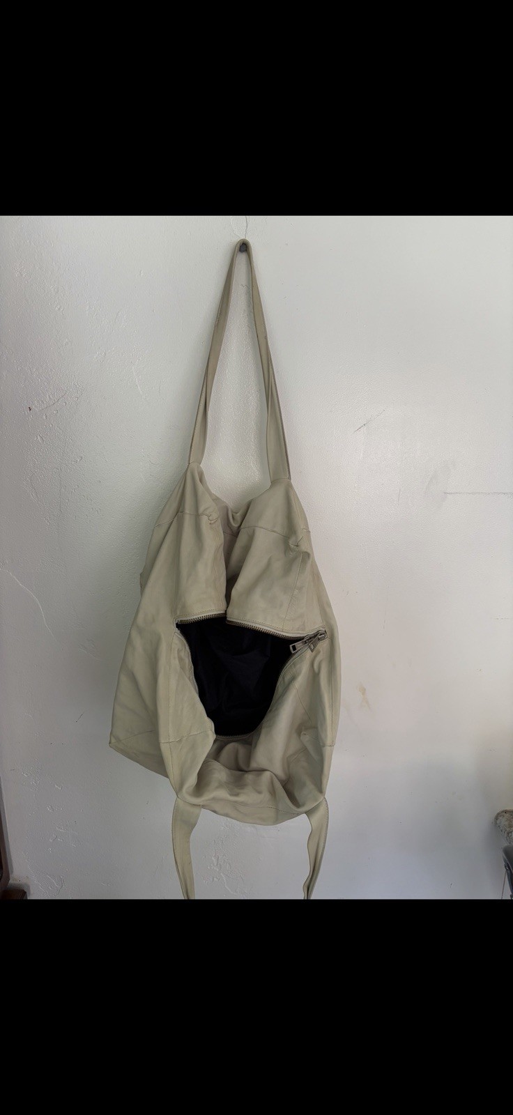 Thrashed/Used Ann Demeulemeester Boston Bag- Final Sale/No Exceptions
