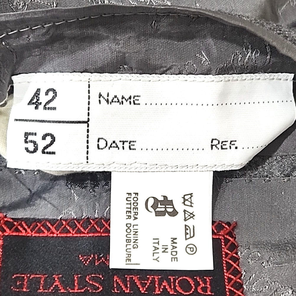 Brioni Bespoke 100% Wool Suit Men 42R Gray 2 Button Pleated Cuffed Pants Italy