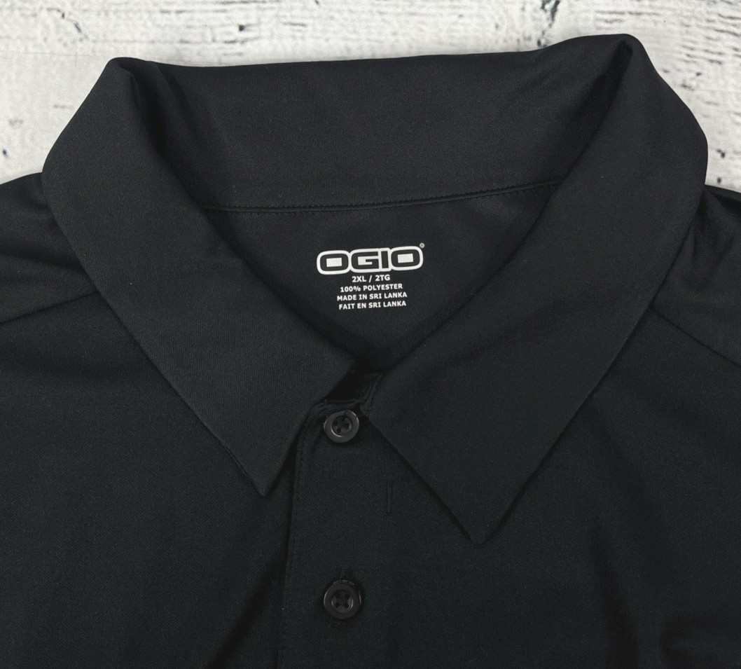 OGIO Golf Polo Black Short Sleeve Shirt Men’s Size 2XL