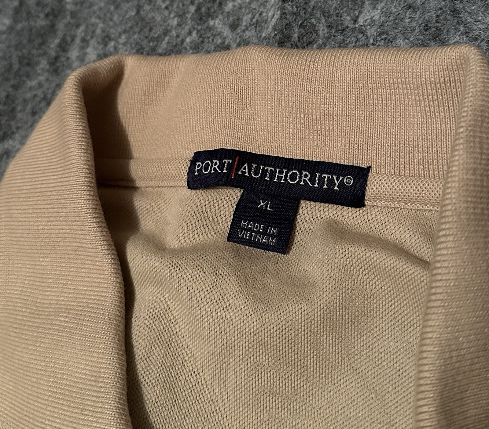 Men’s U-Haul Logo Tan/ Brown Short Sleeve Employee Polo Shirt- Size XL