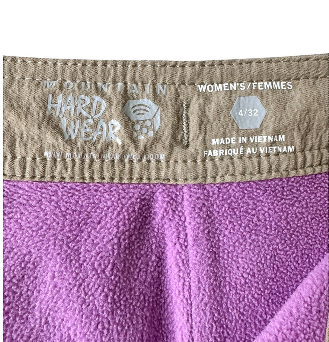 Mountain Hardwear Yumalina Pants Fleece Lined Khaki Women’s Size 4