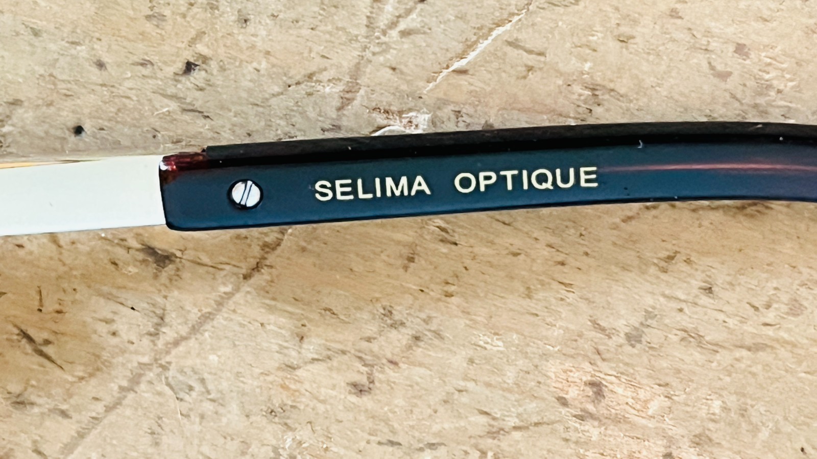 Selima Optique Maestro Sunglasses in Dark Tortoise with Orange Lenses with Case