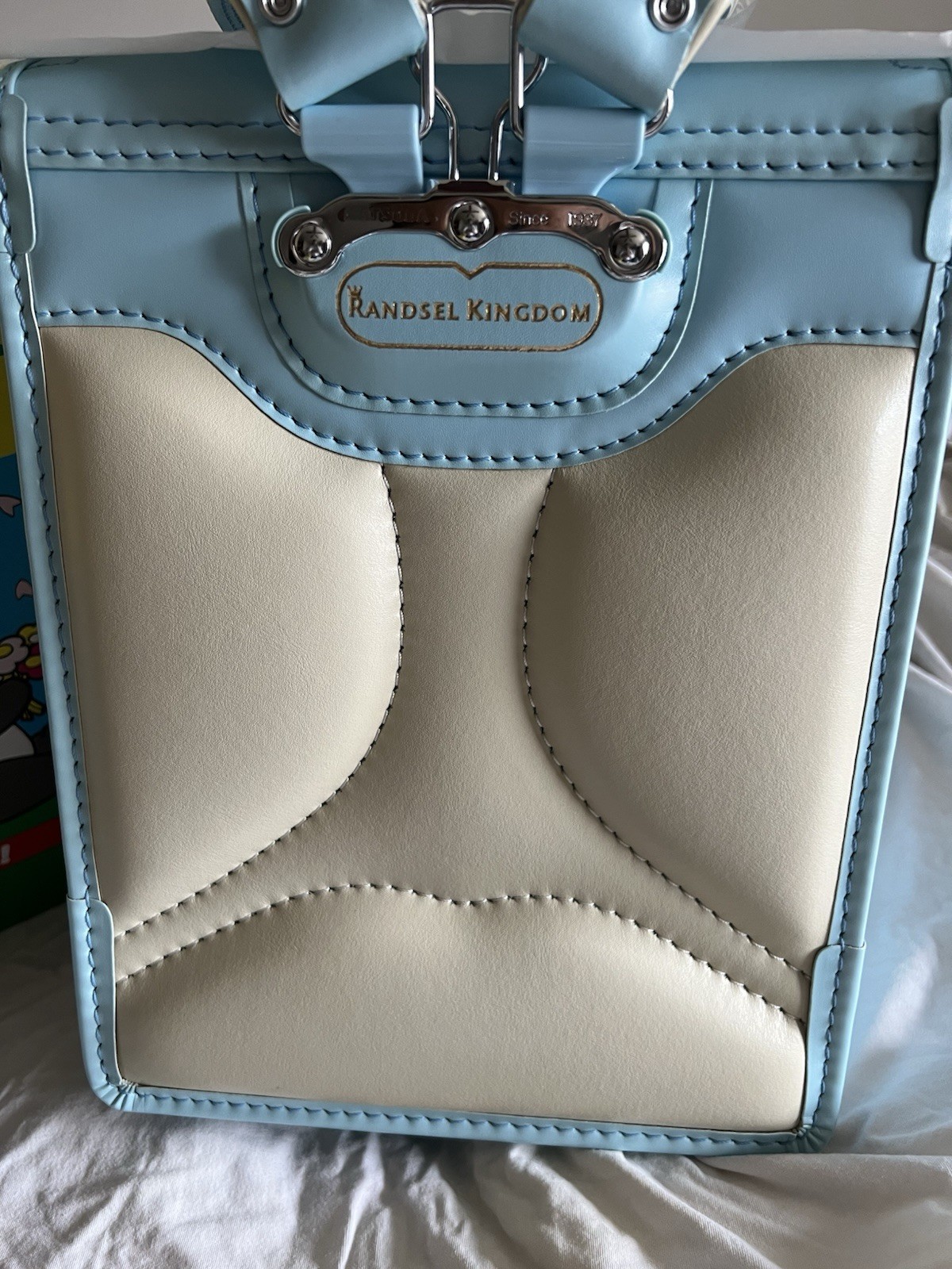 NEW JAPAN Randoseru School Bag Backpack RANDSEL KINGDOM Chokaru Cute Baby Blue