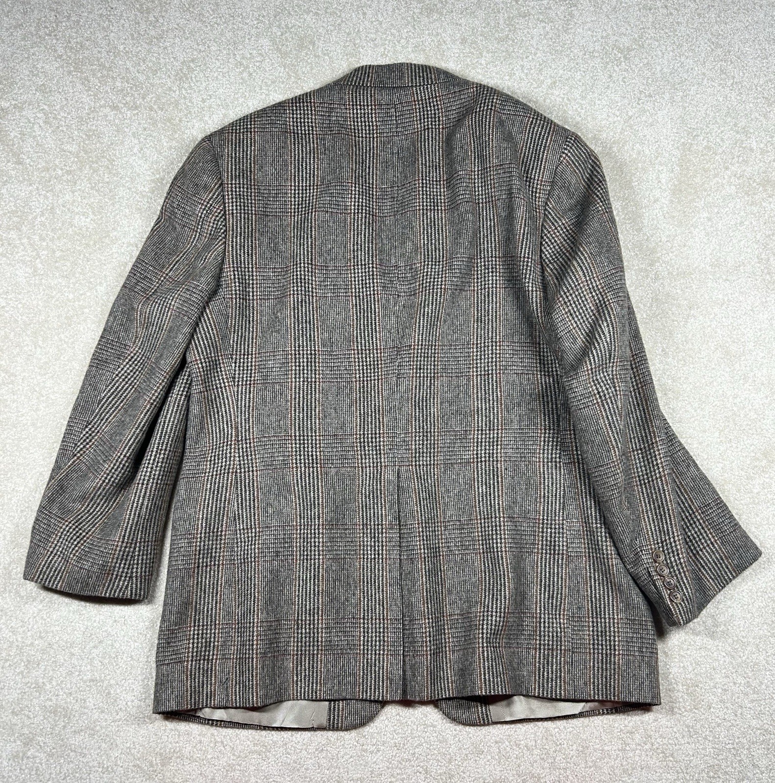 Vintage The Wilger Company 100% CAMEL HAIR Tan Sport Coat Blazer Jacket 43