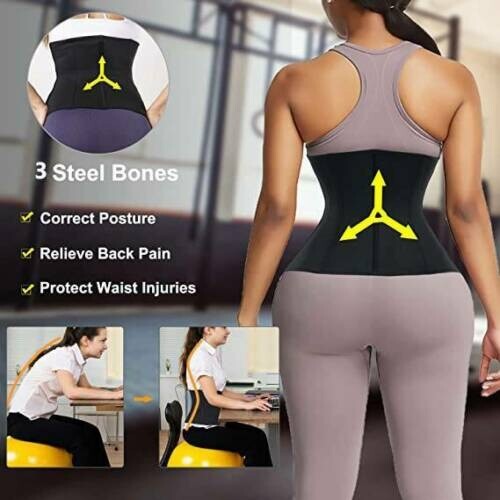 Fajas Reductoras Colombianas Cinturilla Tummy Control Waist Trainer Body Shaper
