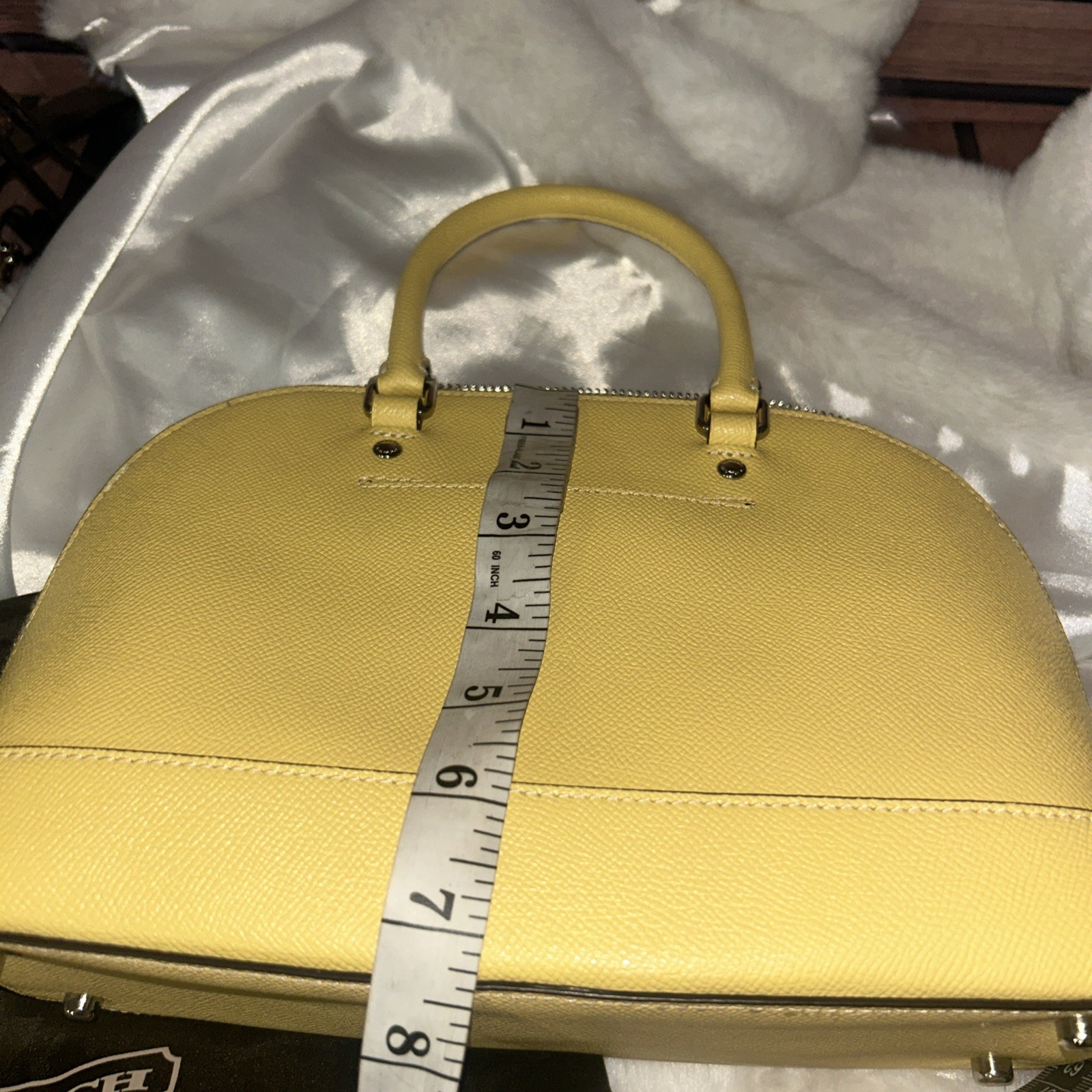 Coach 27591 Crossgrain Mini Sierra Satchel And Matching Wallet And Dust Bag