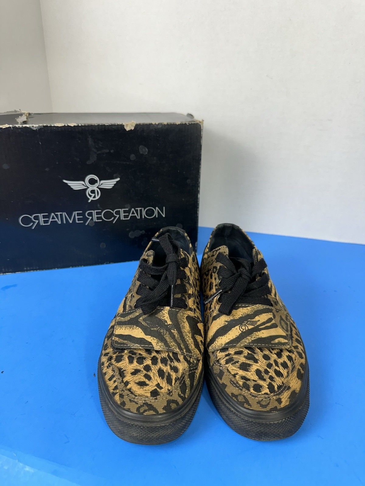 Creative Recreation Cesario Lo XVI ‘Black/Brown/Cheetah’ Womens Size 7,5