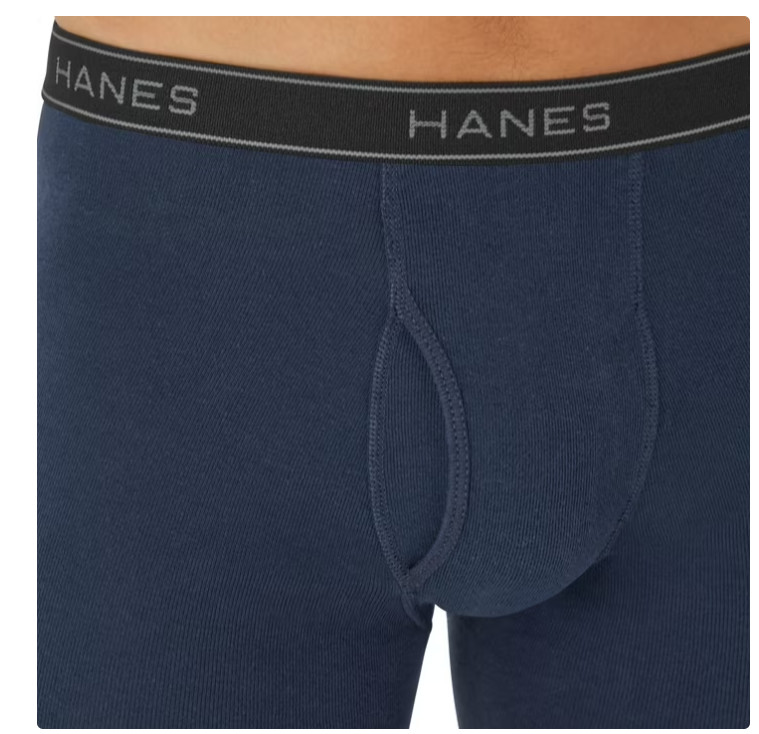 Hanes Men’s Super Value Pack Assorted Boxer Briefs, 10-Pack Soft and Breathable
