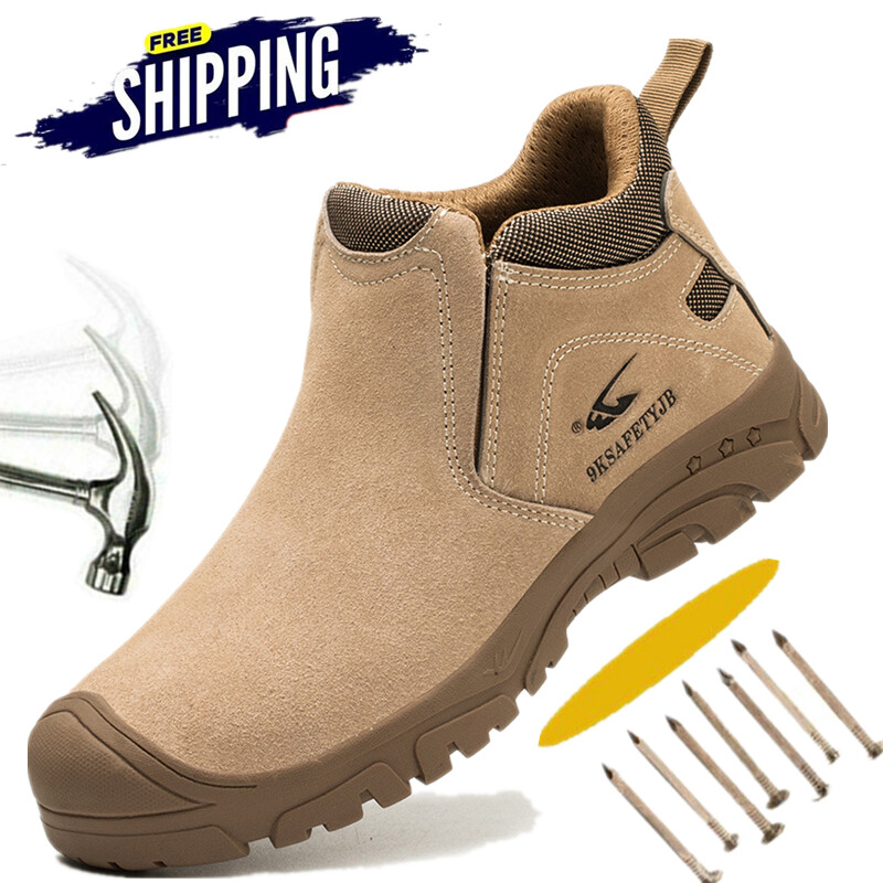 Botas De Trabajo Para Hombre Mens Welding Safety shoes Composite toe work boots