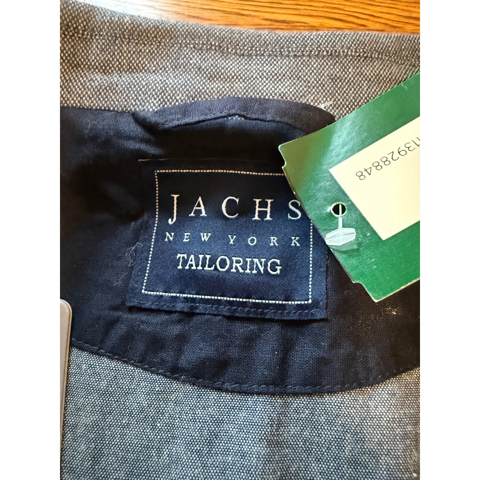 Jachs New York Fulton Cotton Texture Blazer Blue XXL-SH Mens Tailored Jacket