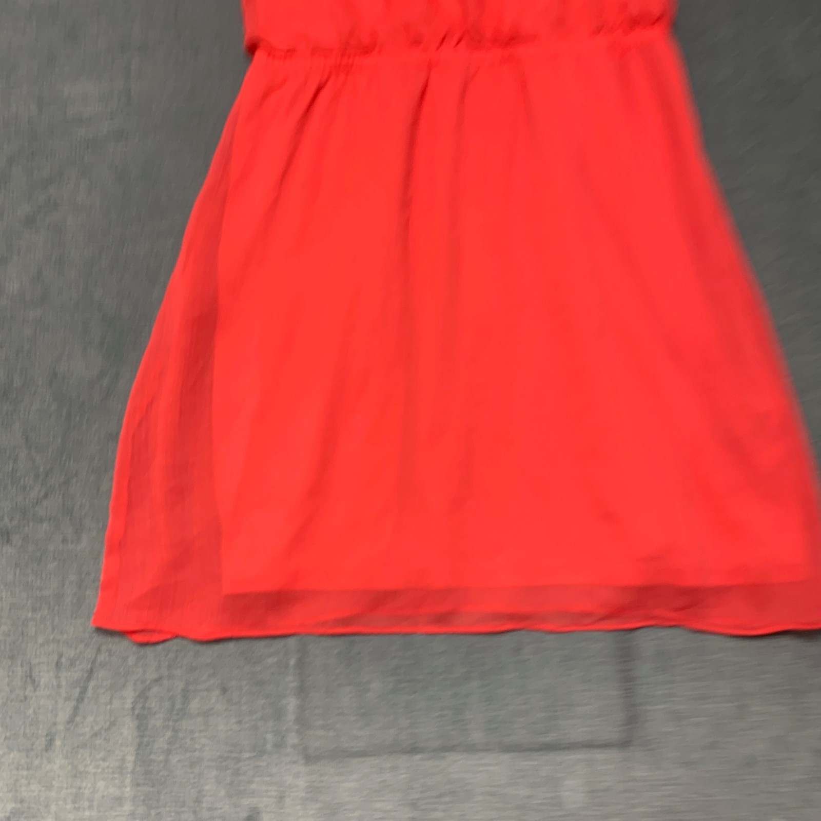Express A Line Dress Womens Small Red Floral Lace Sleeveless Party Keyhole Back
