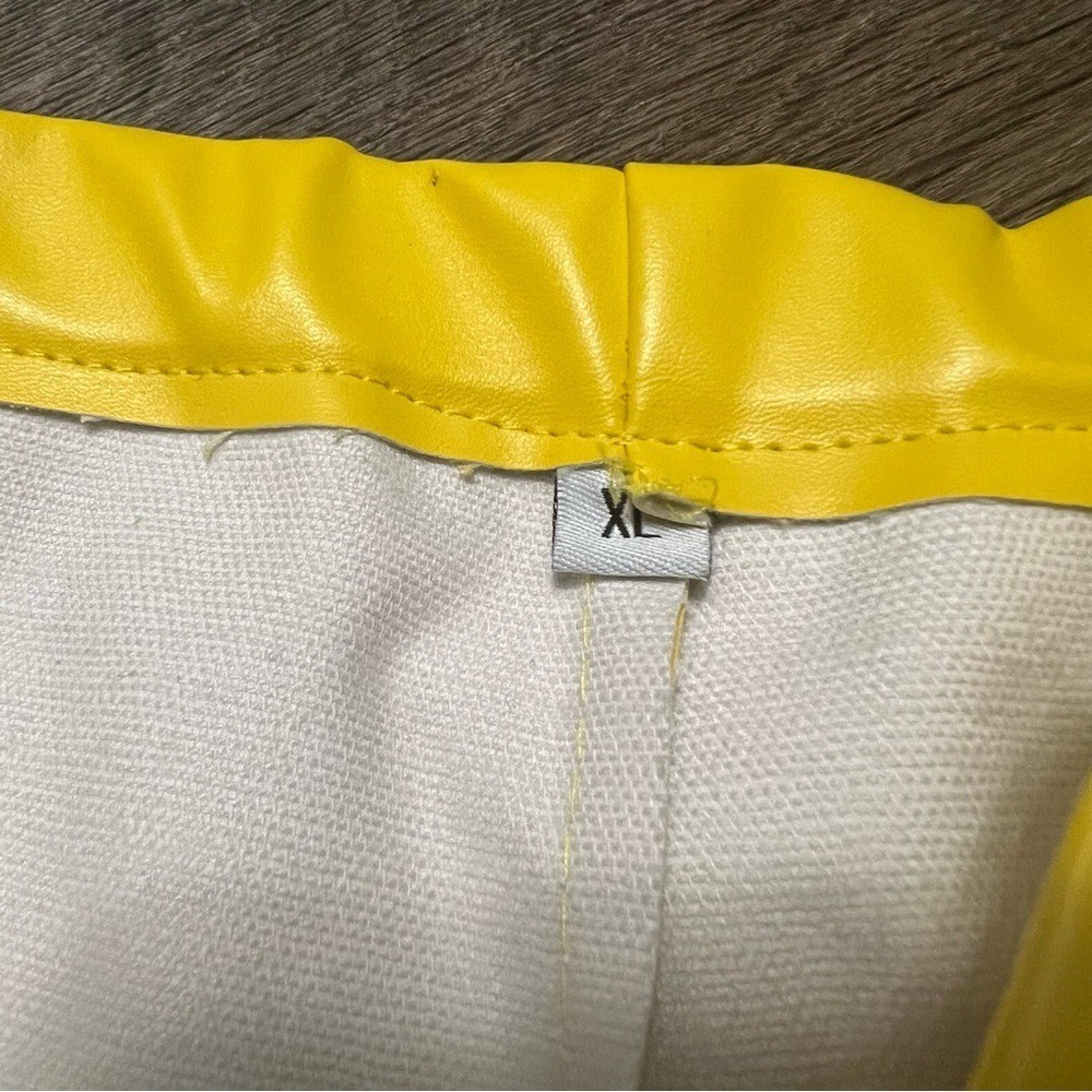 NEW Kill Bill Beatrix Kiddo Miramax Faux Leather 2 Piece Pant Jacket Size XL NWT