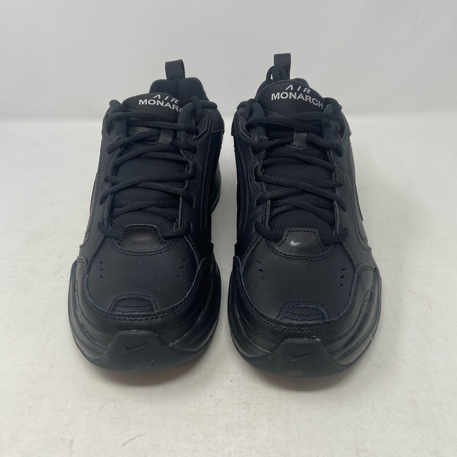 Nike Air Monarch IV Men’s Training Shoes Black/Black Sz 9
