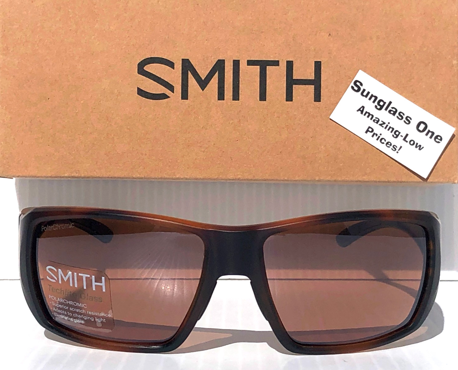 Smith Optics GUIDES CHOICE S Matte Tortoise POLARCHROMIC Copper GLASS Sunglass