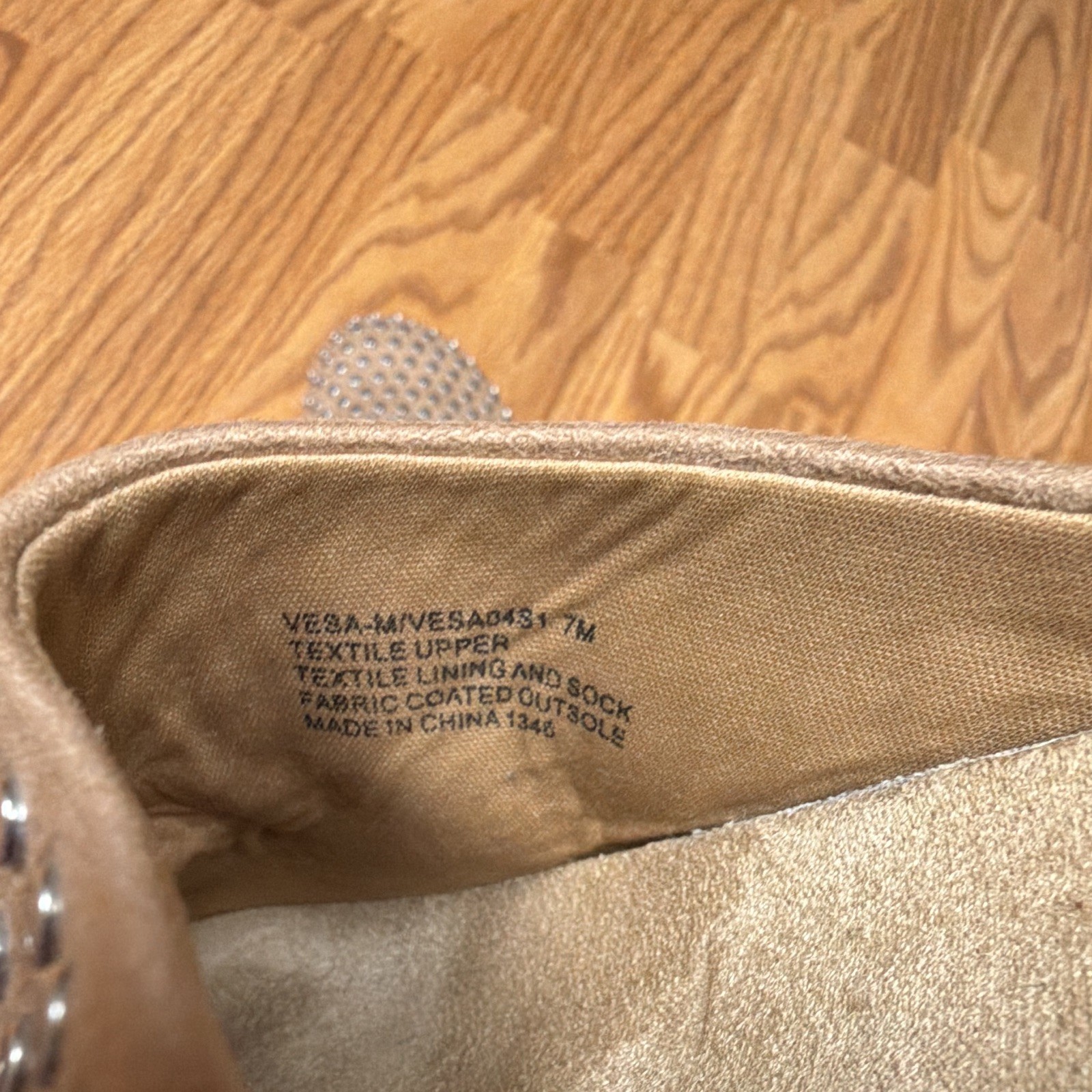 Steve Madden Vega Studded Slip-On Clog Mules Beige Women’s US 7