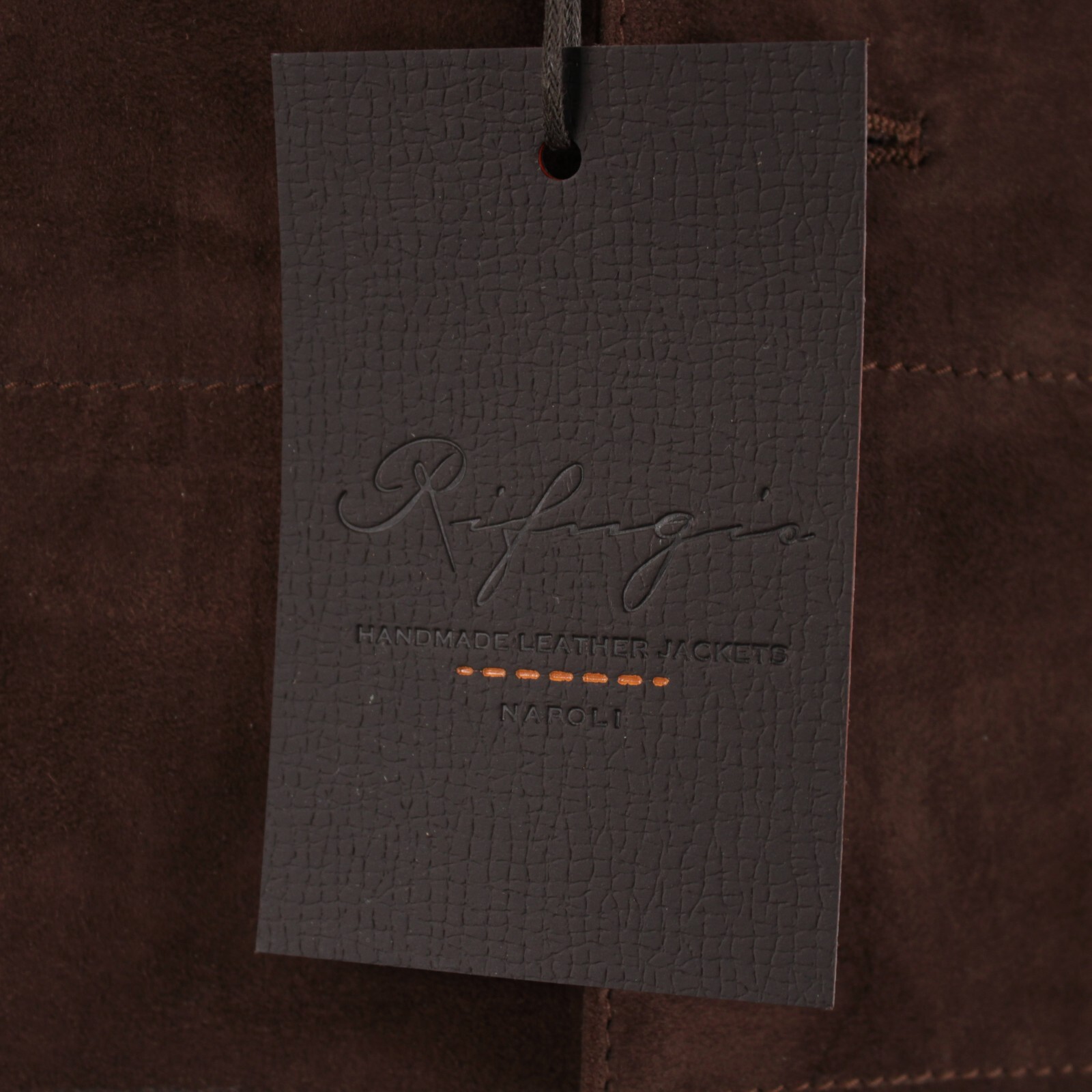Rifugio NWD Vest / Bodywarmer Size 50 (Medium US) In Brown Suede Handmade