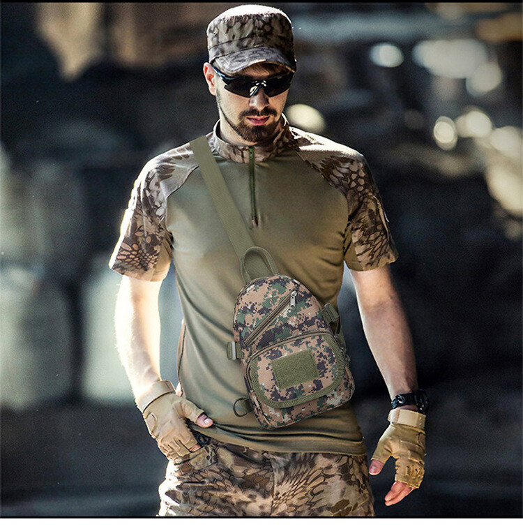 Tactical Small Molle Sling Backpack Chest Military Shoulder Bag Crossbody Pack