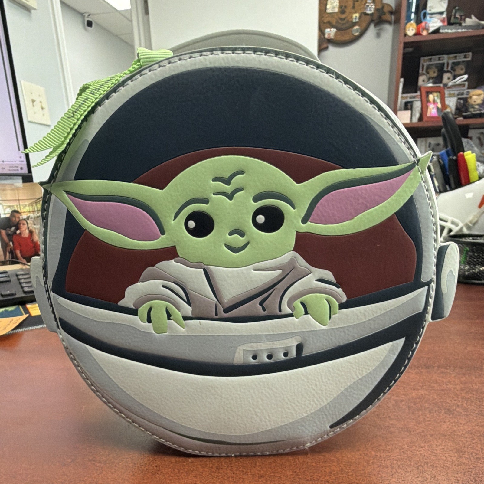 Vera Bradley Star Wars Grogu Baby Yoda Round Cosmetic bag