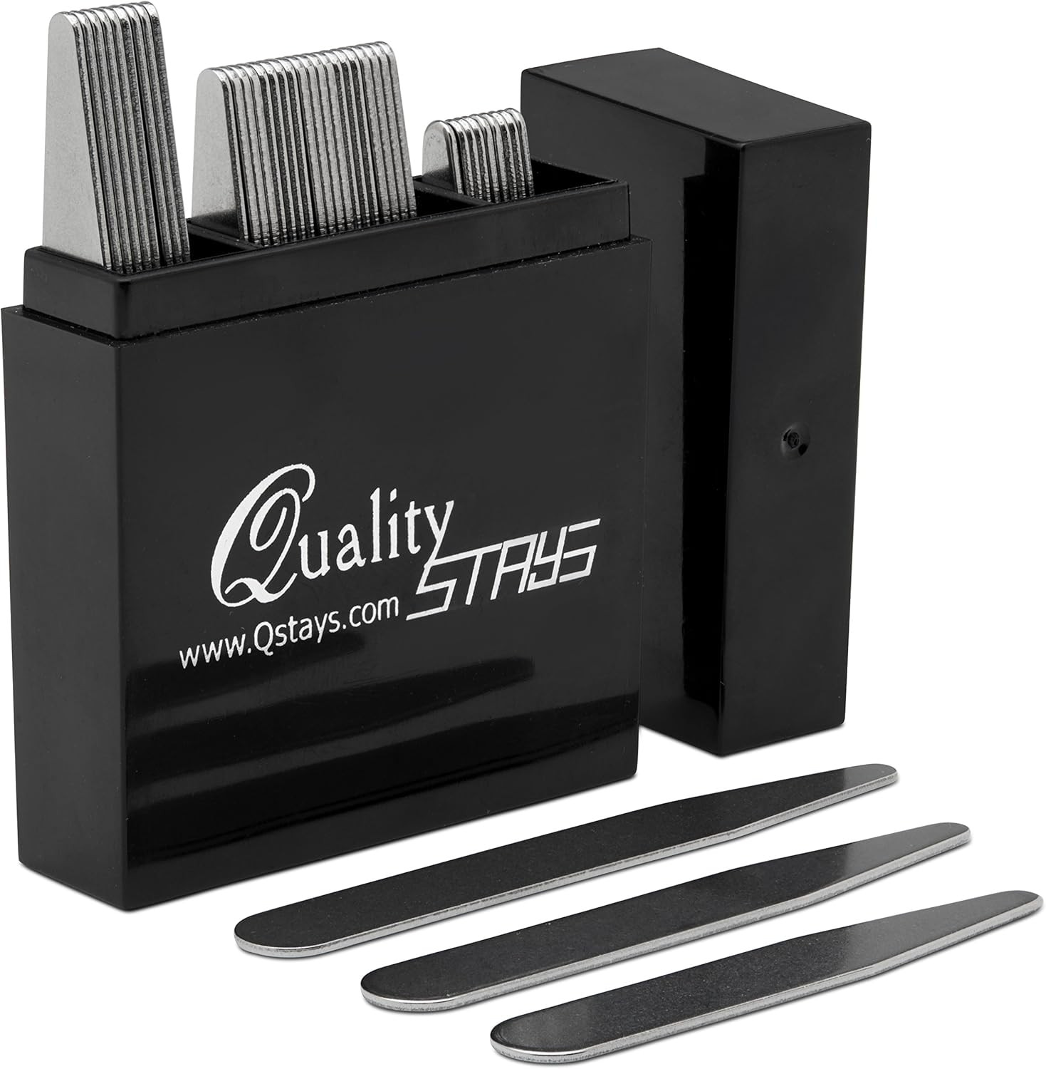 Metal Collar Stays for Men – Set of 40 Dress Shirt Collar Stays for Men, 3 Sizes