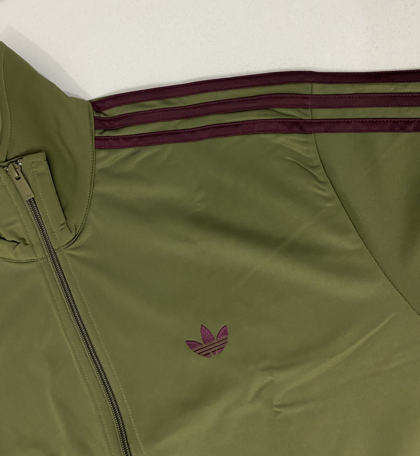 Adidas Originals Classics Firebird Tracksuit Focus Olive Maroon Size XL