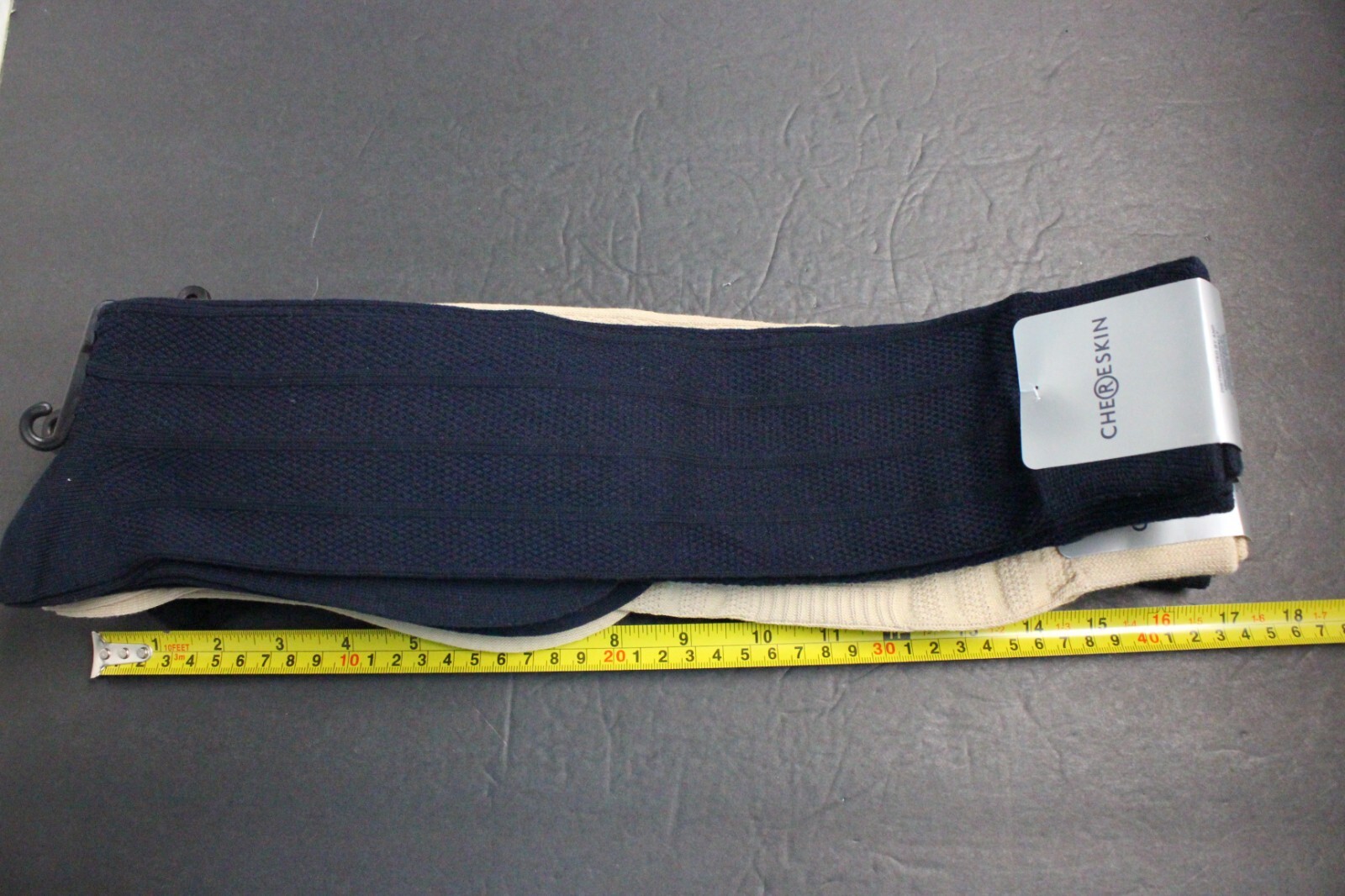8 pair Men’s 10-13 Over the Calf Dress Work Crew Socks Black tan navy SZ 6-12