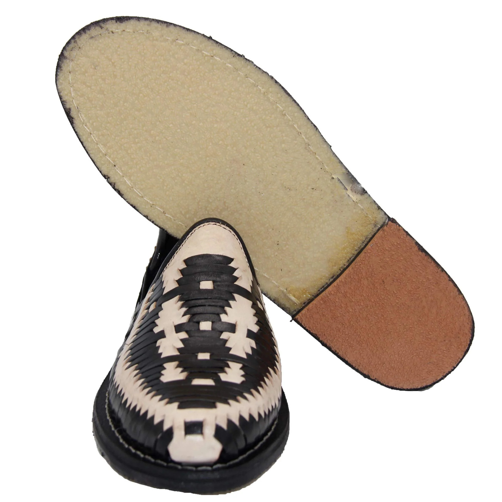 Men’s Leather Authentic Mexican Huarache Sandal Closed Toe