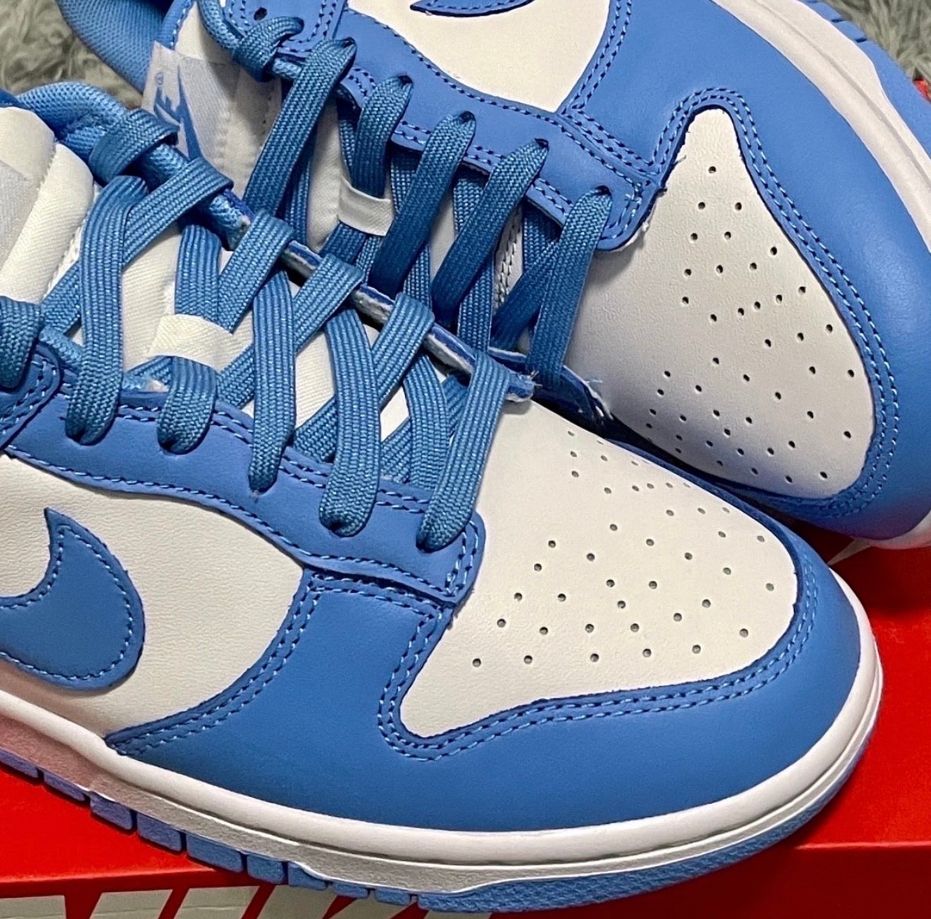 Men’s Nike Dunk Retro “University Blue” Low Top Basketball Shoes US Size 7-12