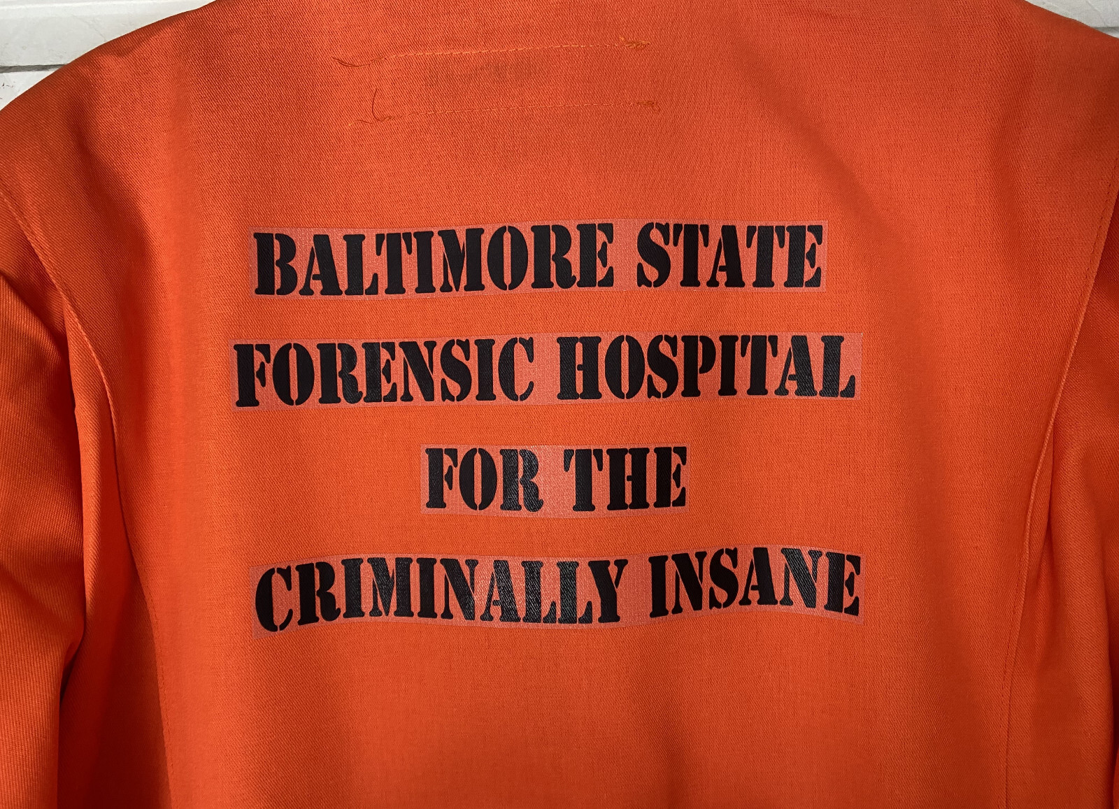 Hannibal Lecter Orange Baltimore Prison Jumpsuit Halloween Costume Top Quality