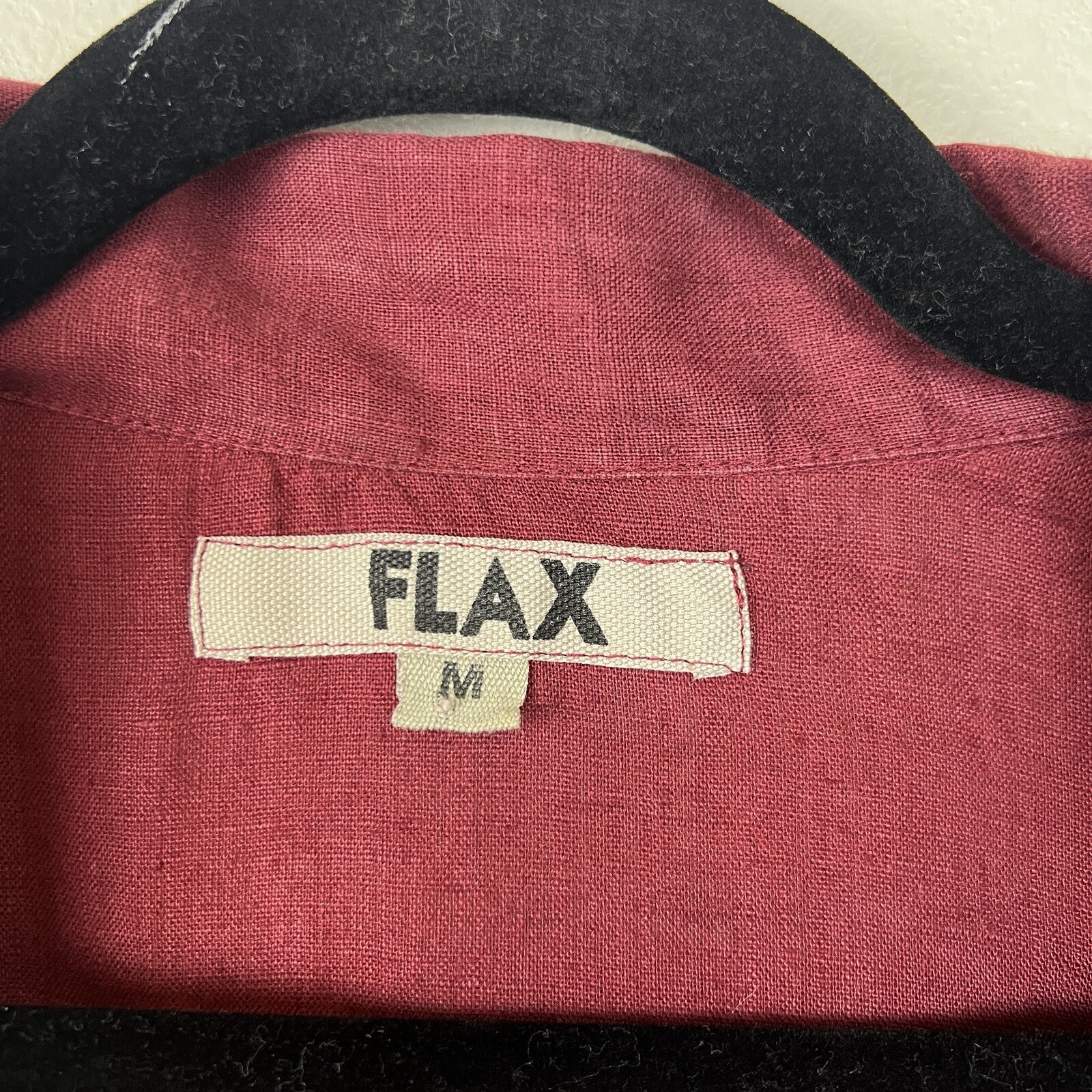FLAX Linen Oversized Tunic Shirt Women’s Sz M Lagenlook