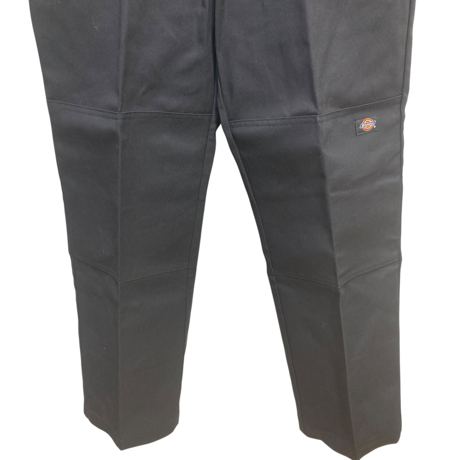 NWOT Dickies Men Black Loose Fit Double Knee Work Pants Size 34×30