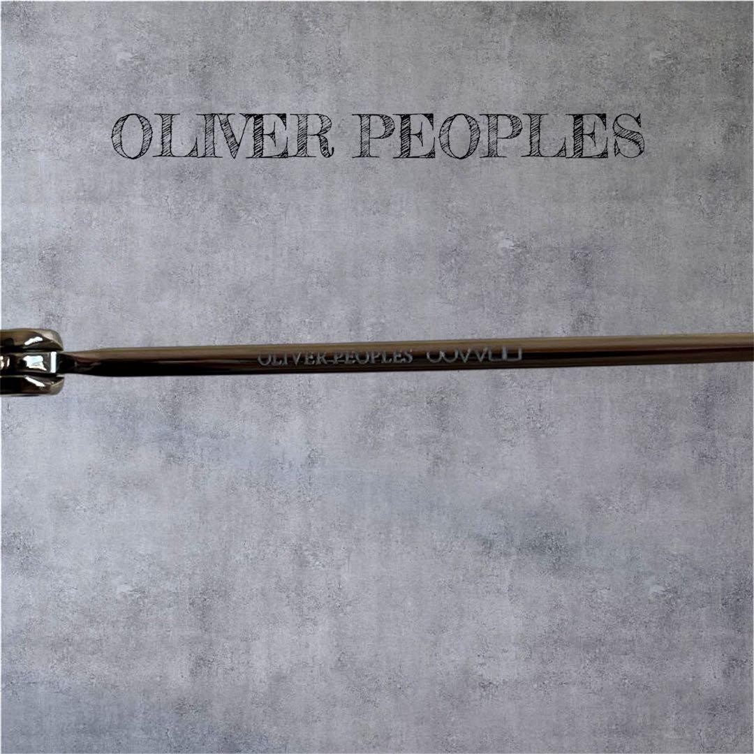 Oliver Peoples Kin Sunglasses Japan Made Silver Smoke Lens 50mm Used