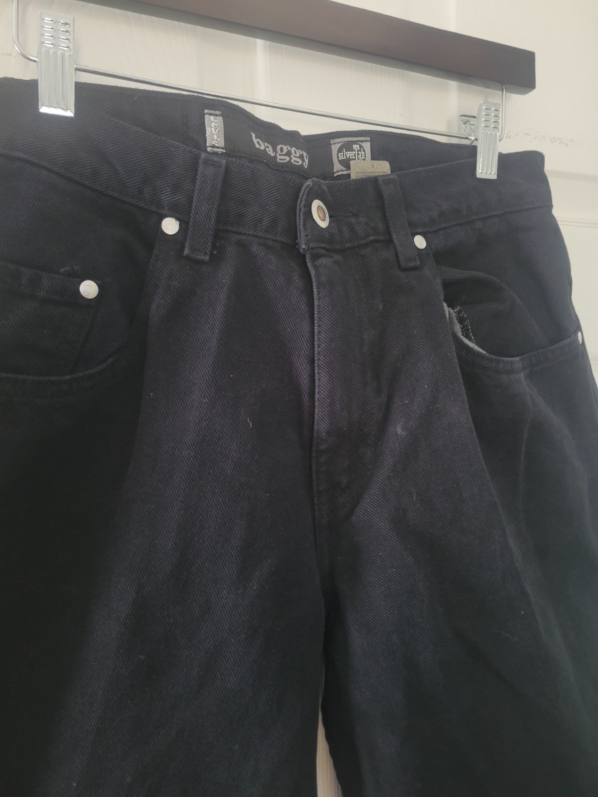 Levi’s SilverTab Baggy Black Jeans 31×30 – Early 2000’s Made in Guatemala