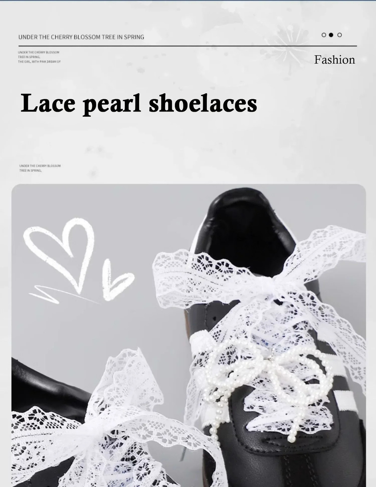 Flat Shoelace for Sneakers Shoelaces for Women Fancy Lace 2.9CM Width Casual Sho