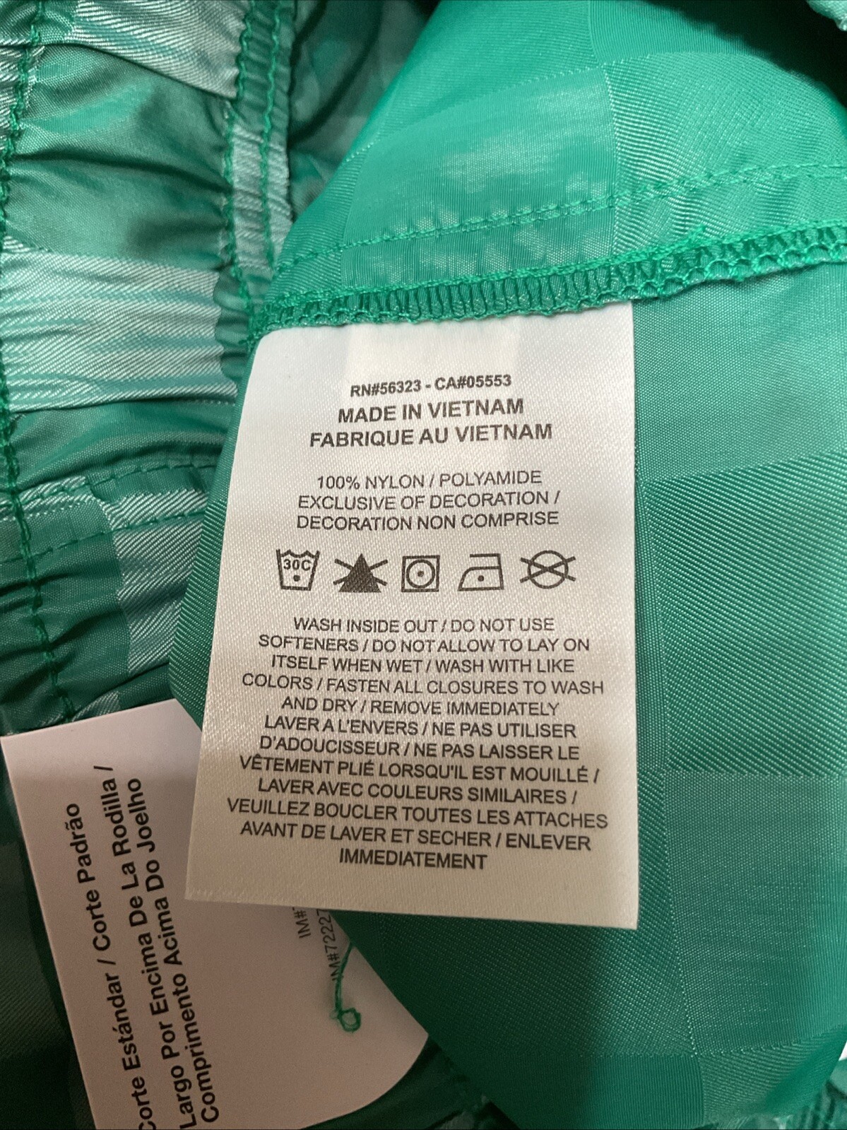 Nike Shorts Checkered Club Flow Casual Athletic Sz Small Green FN3098-365 New