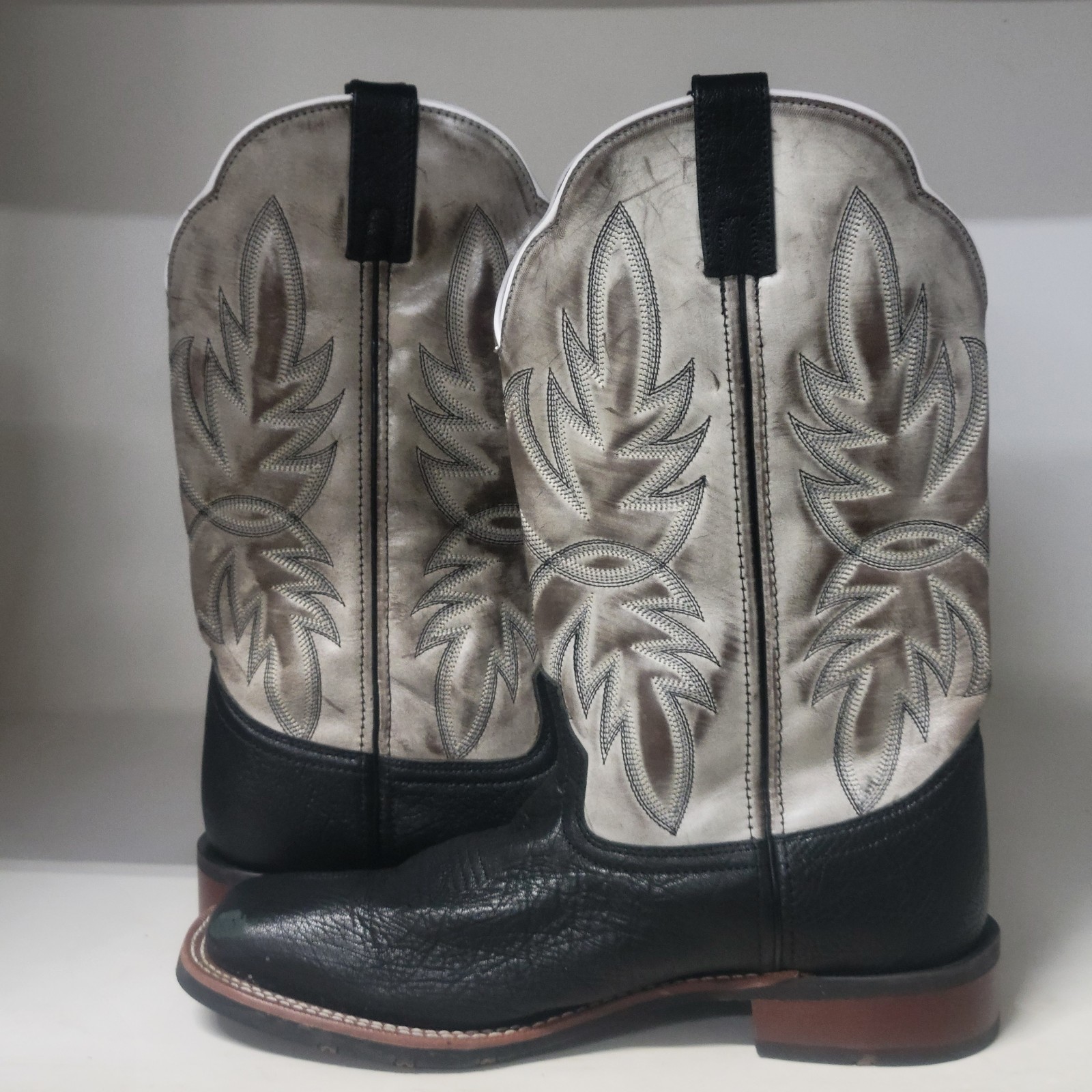Laredo Mens Isaac Western Boot Black (LEFT 10.5D / RIGHT 10.5EW)