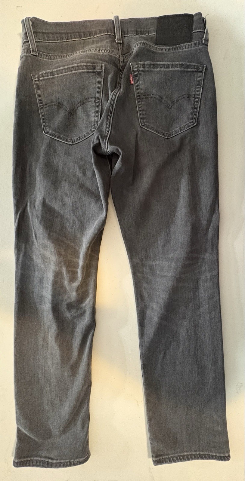Levi’s 511 Big E Premium Slim Fit Stretch Jeans Faded Black Denim Men’s 33×30
