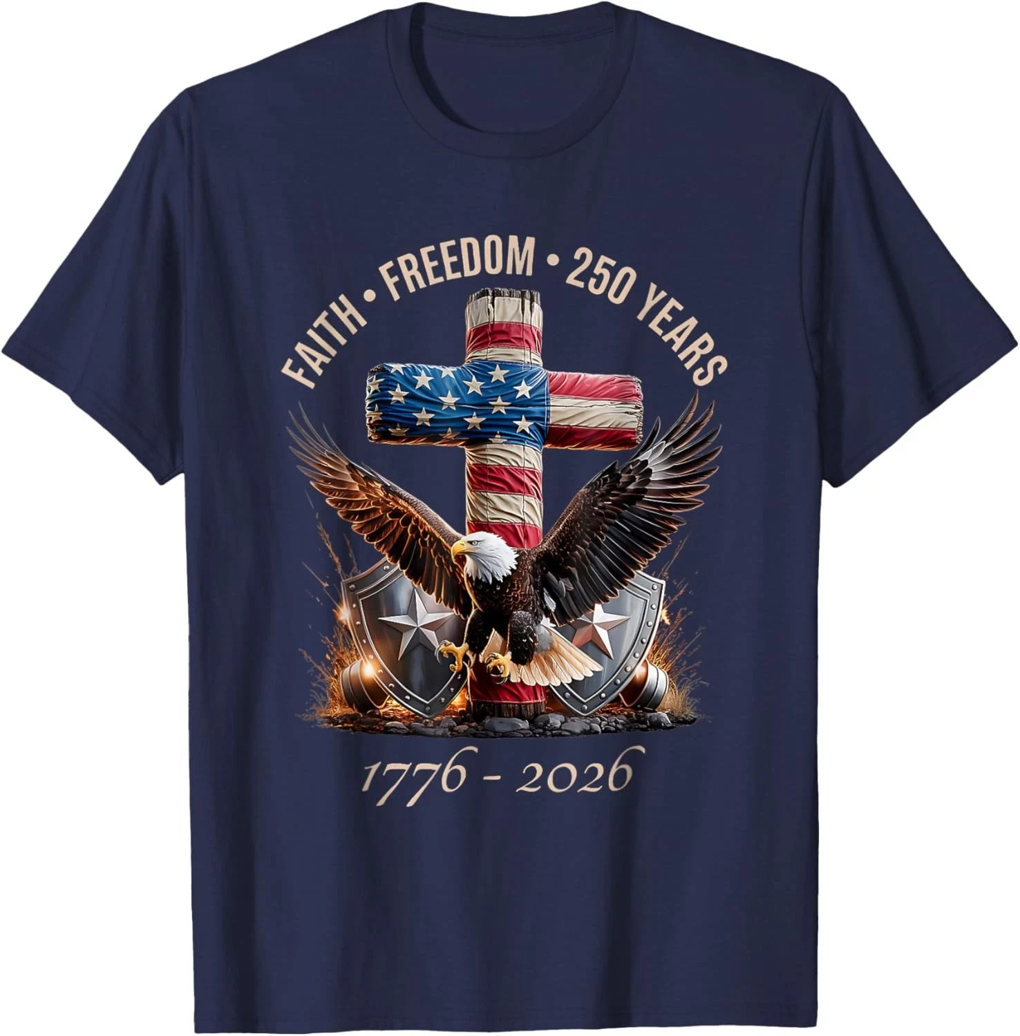 Faith Freedom America 250 T-Shirt